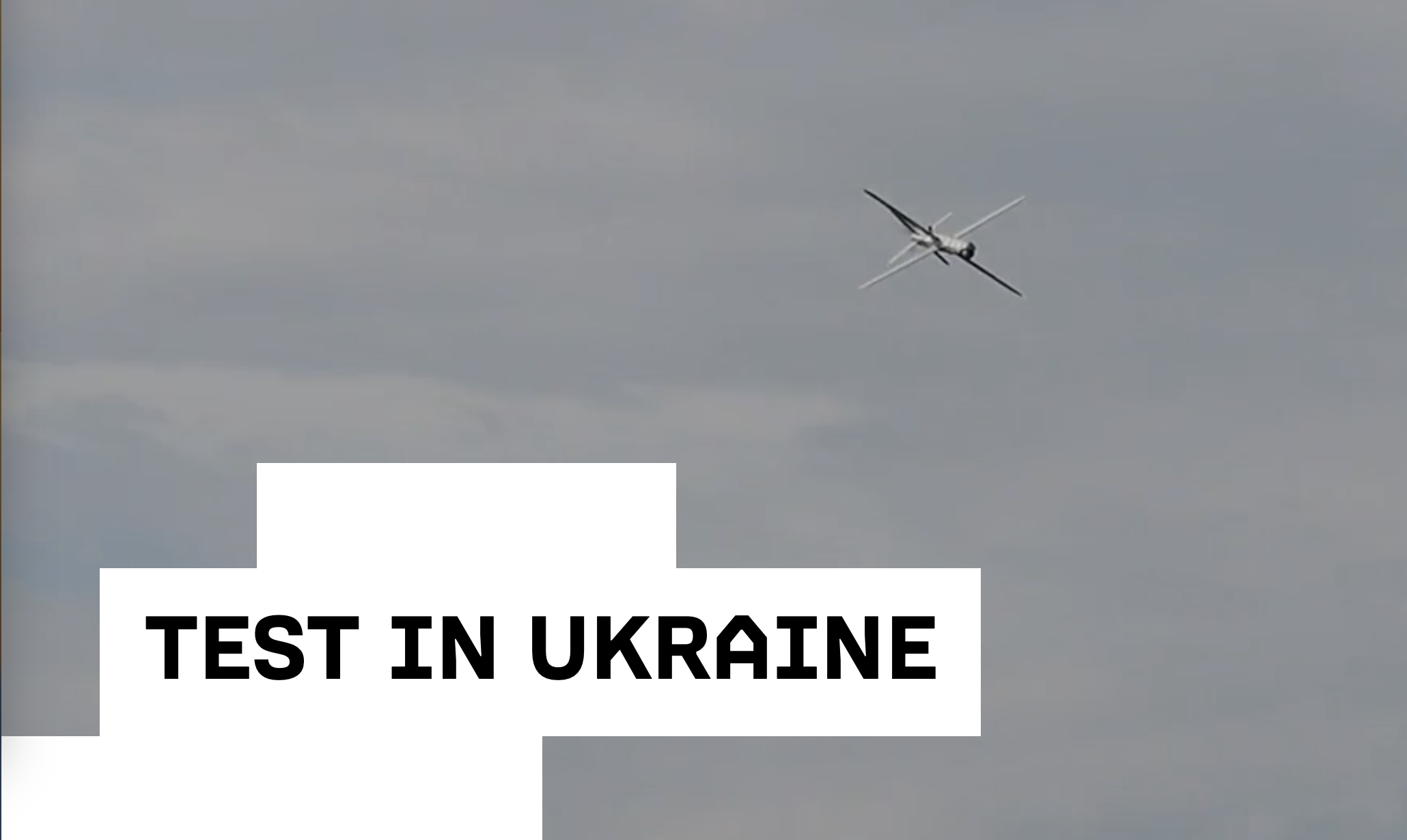 Test in Ukraine — Testing Military Technologies for Foreign Companies