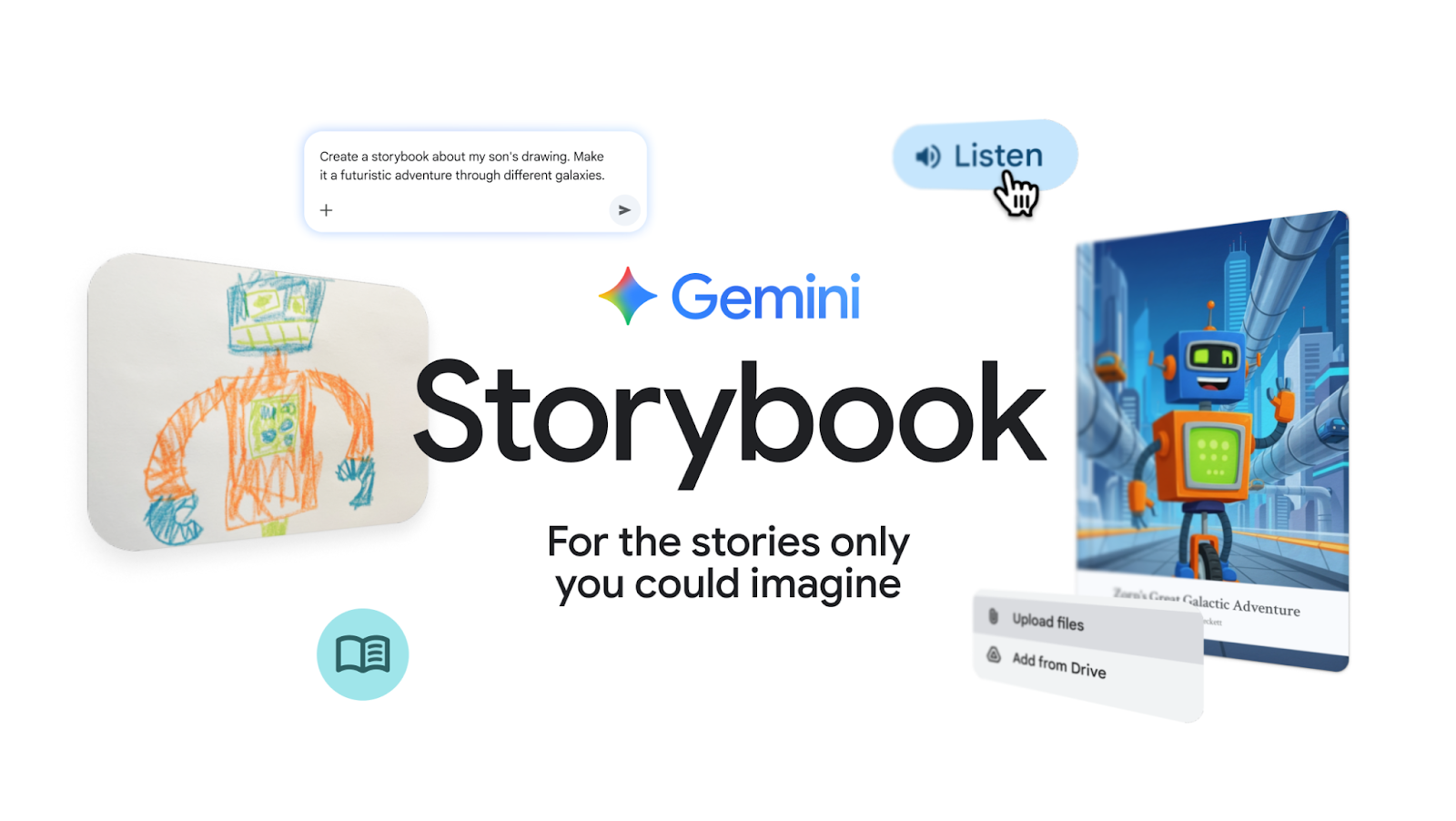 У Gemini можна створити власну ілюстровану книжку українською мовою. Як це зробити?