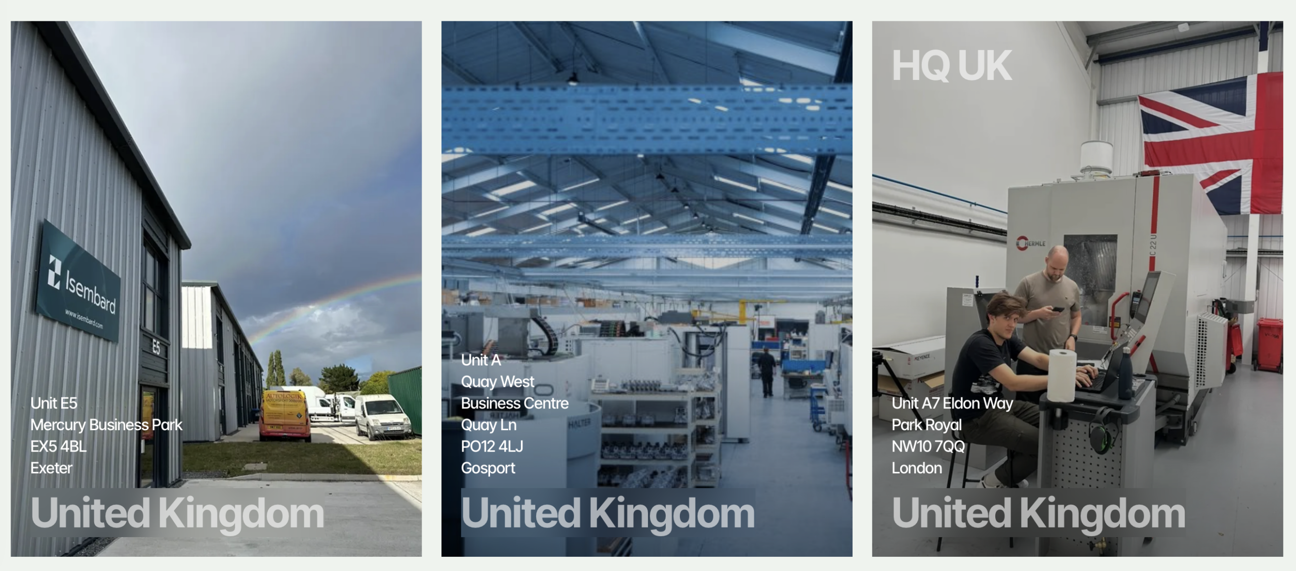 Isembard manufacturers