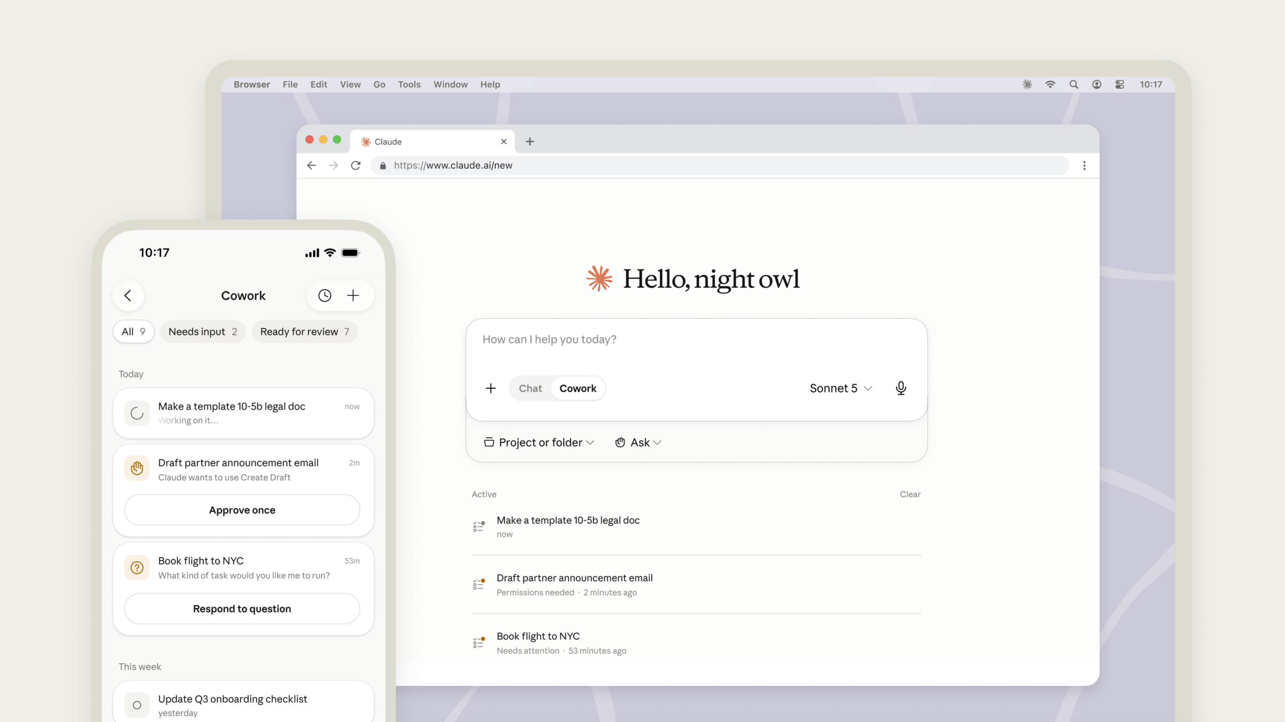 Anthropic запустила Claude Cowork у вебверсії та на смартфонах